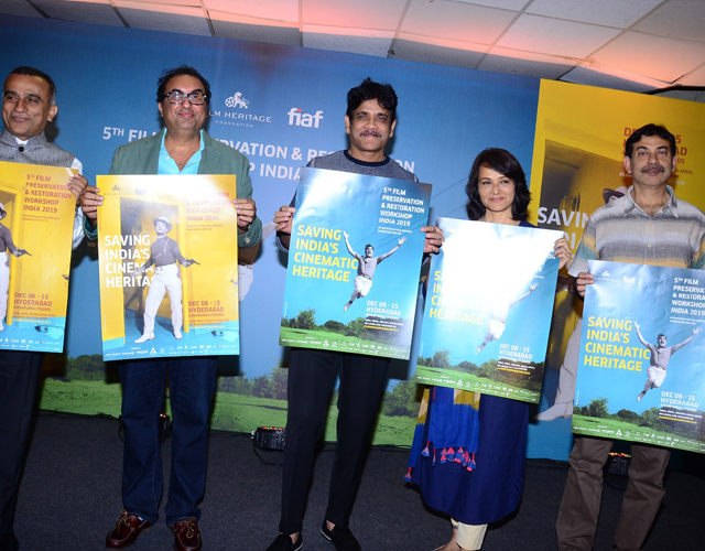 Nagarjuna at Film Heritage Press Meet